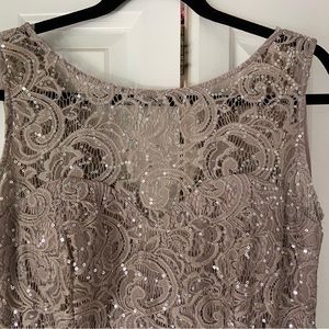 Mother/Groom of the Bride Buff Evening Gown